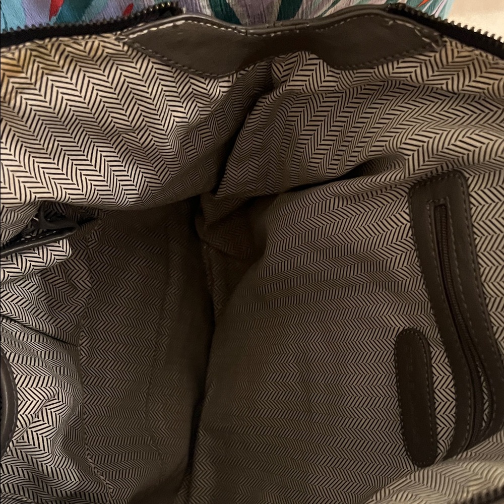 Steve Madden Dark Gray Leather Tote Bag - Picture 5 of 7